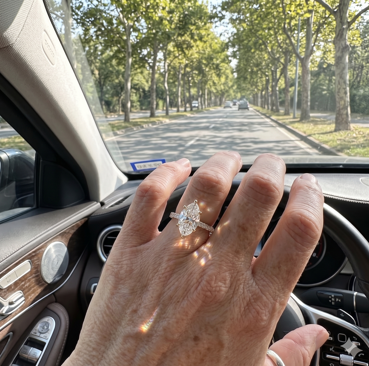 🎁 90% OFF TODAY: Yellow Gold Marquise-Cut Diamond Ring — Stop Saving Your Radiance for "Someday" — Own the Luxury You Deserve, Right Now 🎁