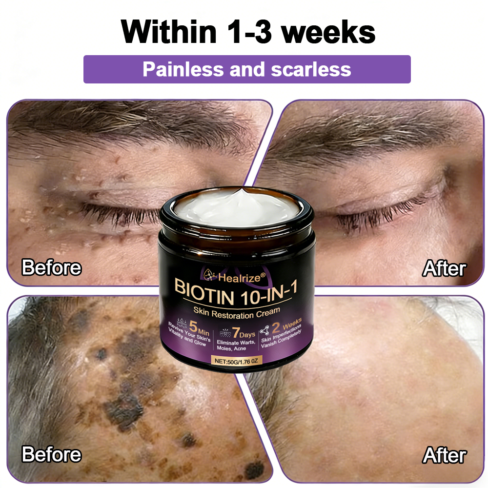 Made and Shipped from USA ✨𝐇e𝐚l𝐫i𝐳e® Biotin 10-in-1 Skin Restoration Cream 🍀
