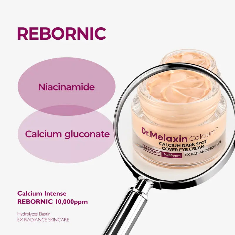 💗 Hudros® Crema Correctora para Contorno de Ojos con Calcio | Ayuda a Disimular Ojeras, Manchas, Líneas Finas y Piel Apagada💗1