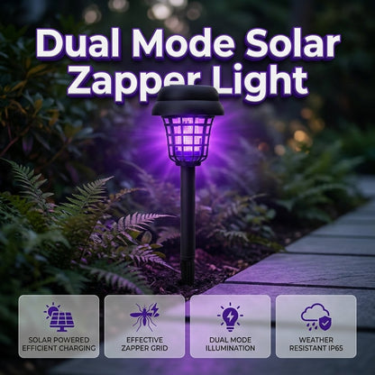 Last Day 49%OFF🔥 Healrize® Solar Mosquito Zapper Light | 2-in-1 UV Bug Zapper & Outdoor LED Garden Stake Light for Patio, Yard, Camping & Backyard🌙1