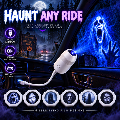 🎃 👻 Healrize®Haunt Glow Halloween Window Projector-360° Adjustable Stand for Home Decor 🎃