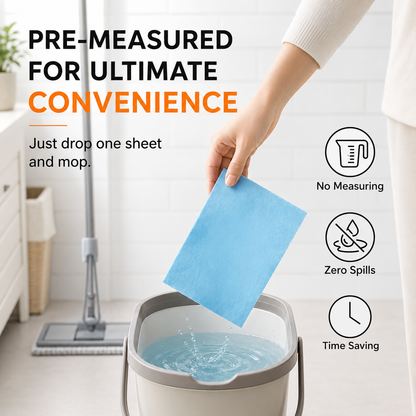 🫧 TIMNAMY® 3-in-1 Eco-Friendly Dissolvable Floor Cleaner  | Antibacterial, Deodorizing & Long-Lasting Freshness 🧹