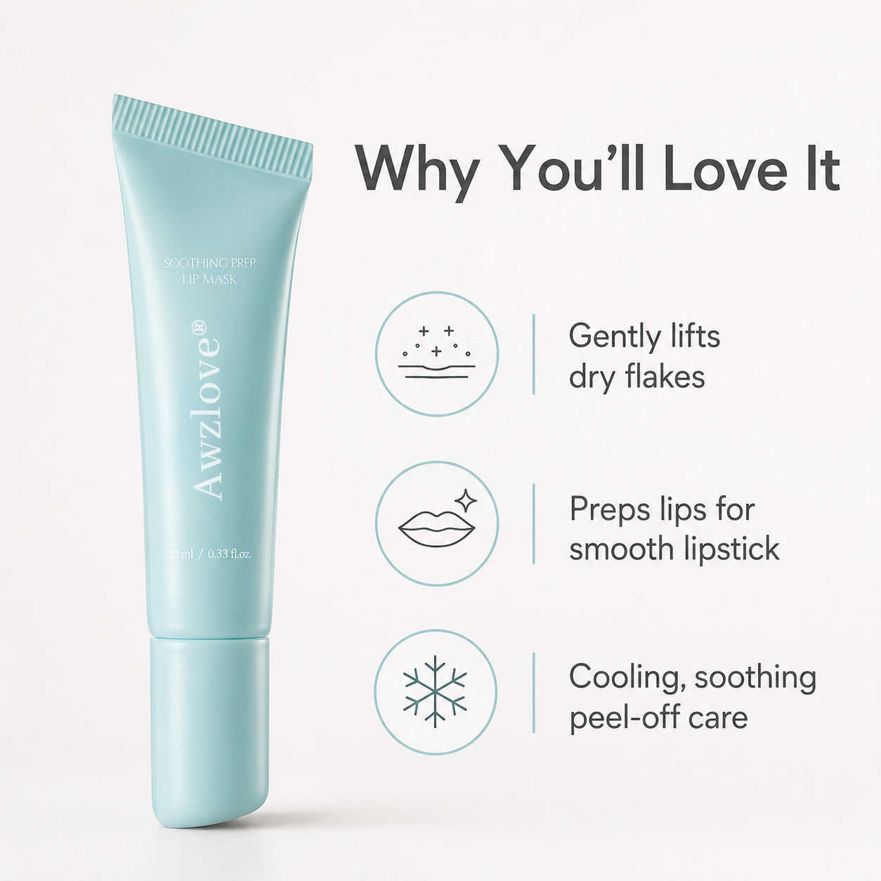 💋 Awzlove® Peel-Off Lip Mask — Gentle Exfoliating & Hydrating Prep for Flawless Makeup ✨✨2