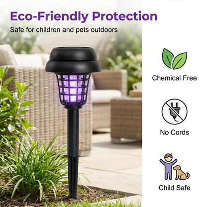 Last Day 49%OFF🔥 Healrize® Solar Mosquito Zapper Light | 2-in-1 UV Bug Zapper & Outdoor LED Garden Stake Light for Patio, Yard, Camping & Backyard🌙1