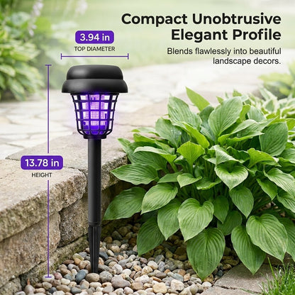 Last Day 49%OFF🔥 Healrize® Solar Mosquito Zapper Light | 2-in-1 UV Bug Zapper & Outdoor LED Garden Stake Light for Patio, Yard, Camping & Backyard🌙1