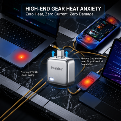 🔋 49% OFF Today — Healrize® 140W Auto-Disconnect Battery Guard Charger | USB-C GaN Fast Charger for Phones, Tablets, Laptops & Gaming Handhelds⚡2