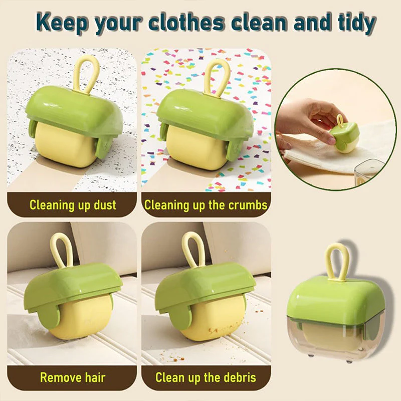 (🔥Last Day Promotion-48%OFF)TIMNAMY® Multifunctional Reusable Portable Mini Lint Roller--Applicable soot, dust, grit,air, pet hair,cookie crumbs, food scraps,confetti, dandruff,ect (Copy)