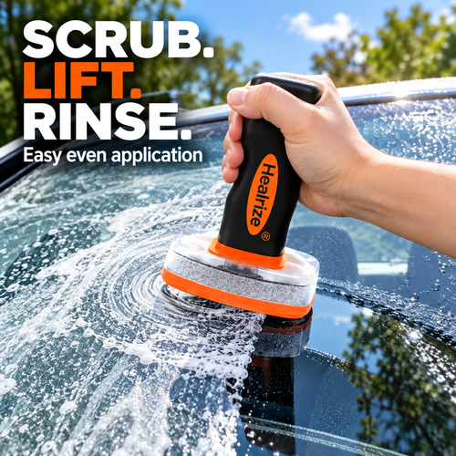 🧼Healrize® Glass Restoration Kit – Water Spot & Oily Residue Remover for Auto & Home Glass