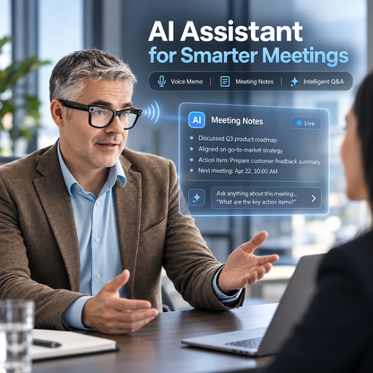 🤖Healrize®Smart AI Translation Camera Bluetooth Glasses👓—8 MP Pixels, 160+ Languages, Real-Time Translation