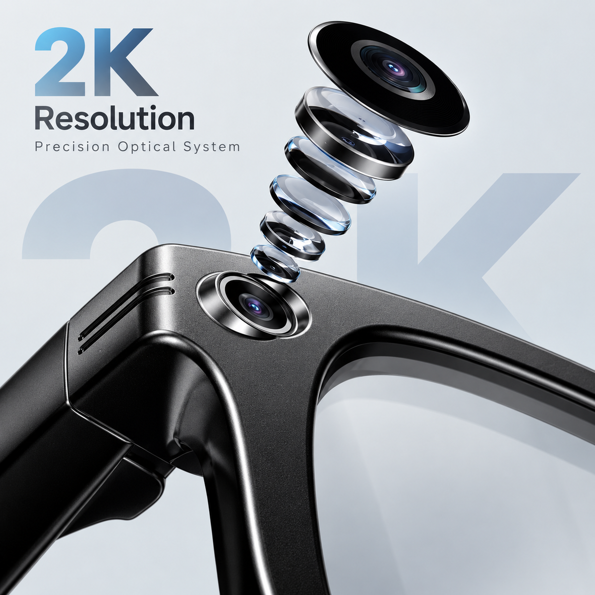 🤖Healrize®Smart AI Translation Camera Bluetooth Glasses👓—8 MP Pixels, 160+ Languages, Real-Time Translation
